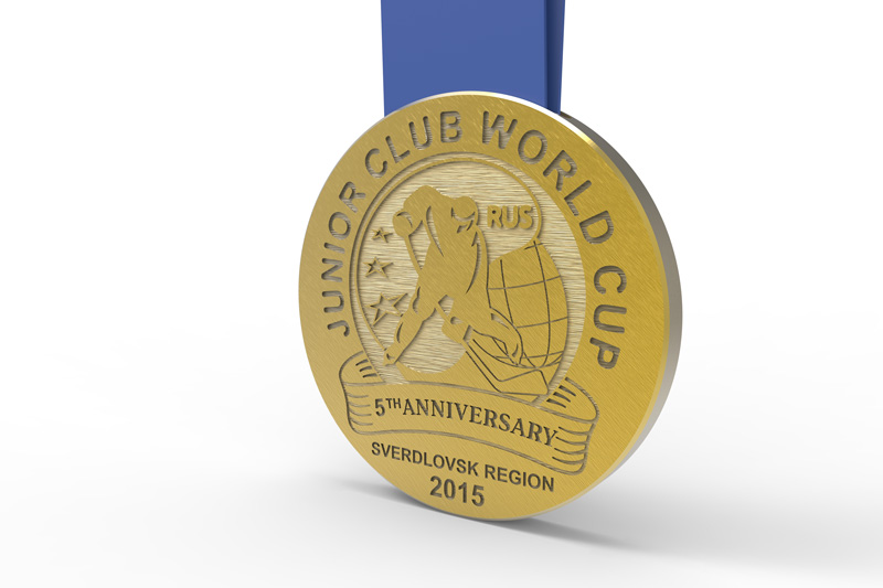 Победителю Кубка мира по хоккею среди молодежных клубных команд будут вручены медали ADAMAS