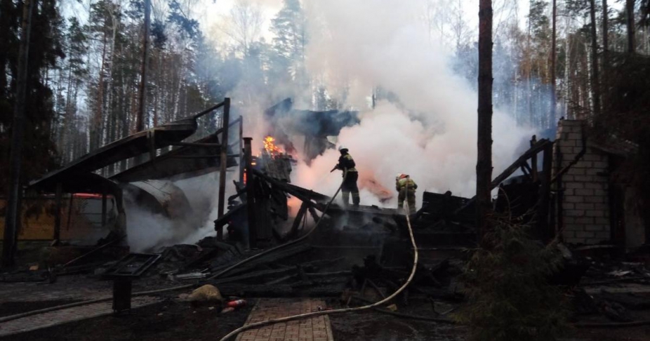 В Нижегородской области обнаружено тело, предположительно, ребенка, пропавшего во время пожара на базе отдыха