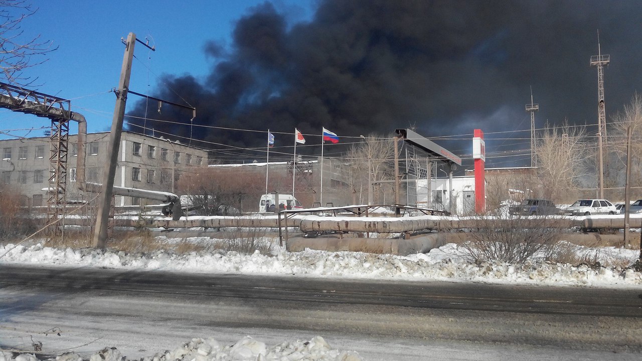 На Среднем Урале случился пожар на химическом комбинате. ВИДЕО, ФОТО