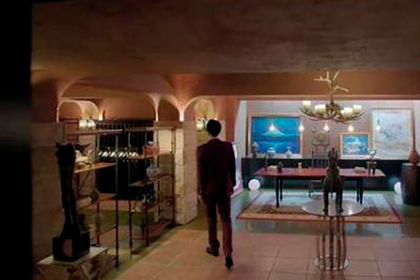 Женщина оставила виллу под охраной и случайно увидела ее в кино