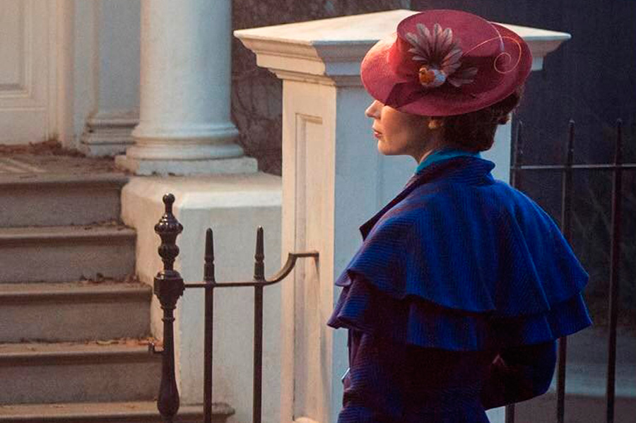 В Instagram появился первый снимок Эмили Блант в роли Мэри Поппинс