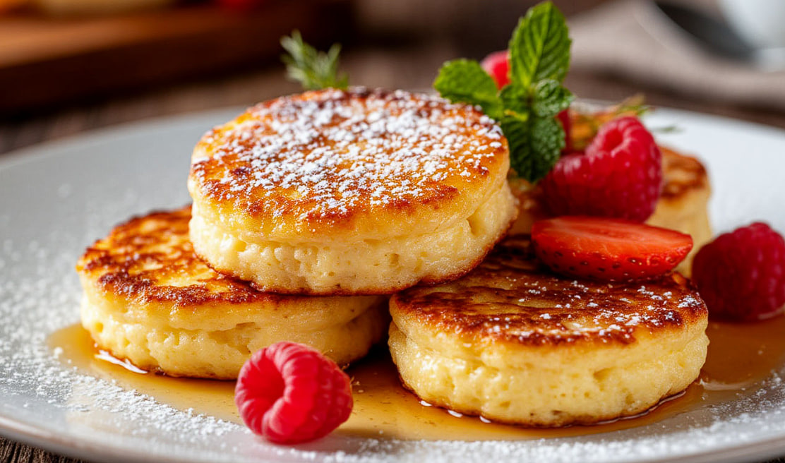 Идеальные сырники на завтрак: рецепт, польза и топ‑5 дополнений — творожный крем и ягодное конфи