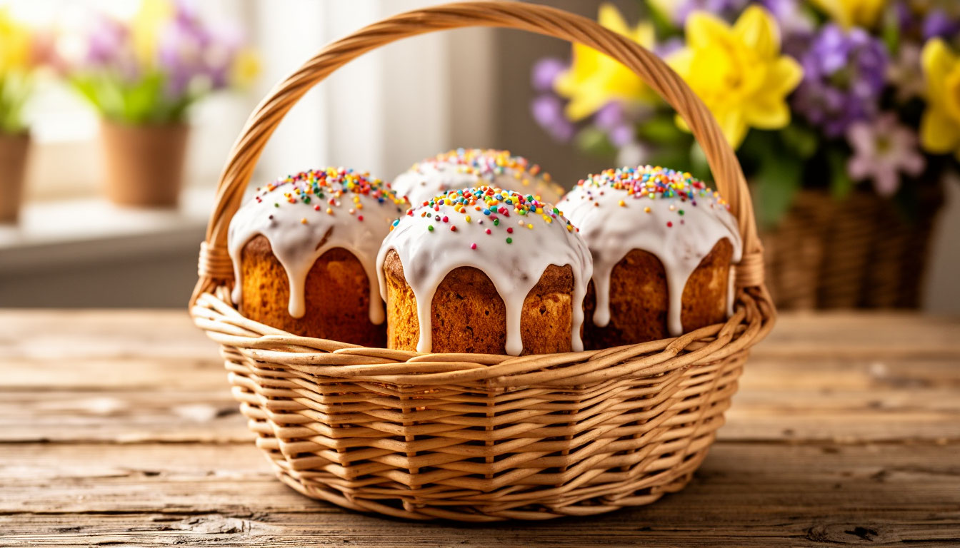 Пасхальный шедевр: кулич „Царский“ на сливках - готовится всего за час, получается с первого раза - волокнистый мякиш и пряный аромат