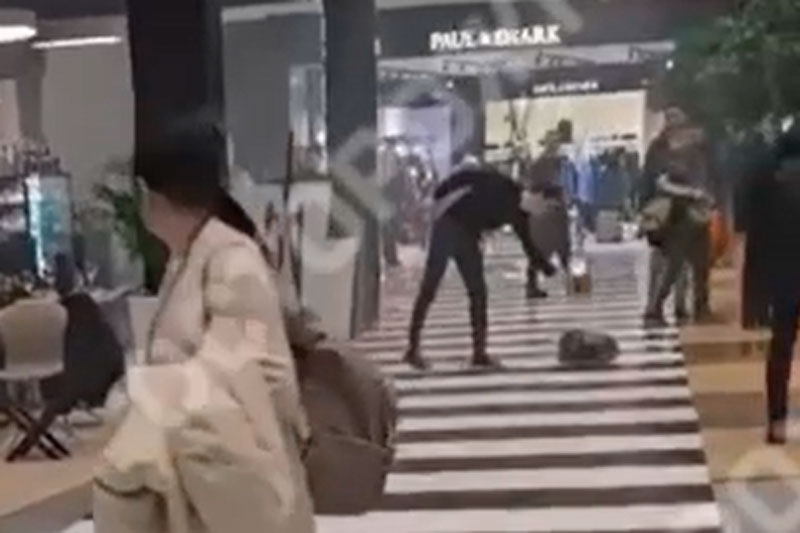 Пожар в аэропорту «Шереметьево»: задымился рюкзак у мужчины в военной форме. Видео | В аэропорту «Шереметьево» у мужчины в военной форме задымился рюкзак