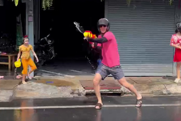 В Таиланде встретили Новый год водными битвами