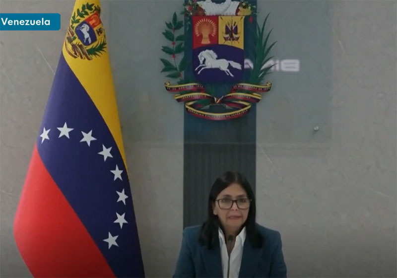 Делси Родригес осудила атаку на Каракас и заявила о легитимности Мадуро | Вице-президент Венесуэлы осудила атаку США и поддержала Мадуро