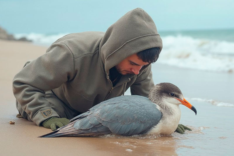 Волонтеров, спасающих птиц на Черном море, обязывают регистрироваться и вакцинироваться | Новые правила для волонтеров в Краснодарском крае: прививки и регистрация