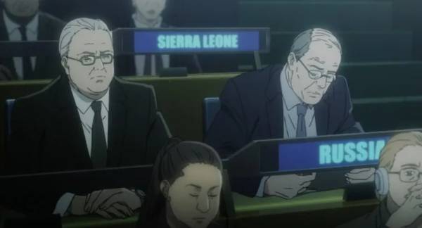 Лаврова заметили как персонажа в новом аниме-сериале «Лазарь» | Сергей Лавров стал героем аниме про элитных спецагентов