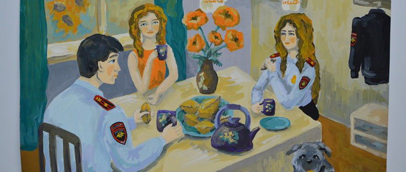 На Кубани подвели итоги конкурса детских рисунков «Семейные портреты полицейских»