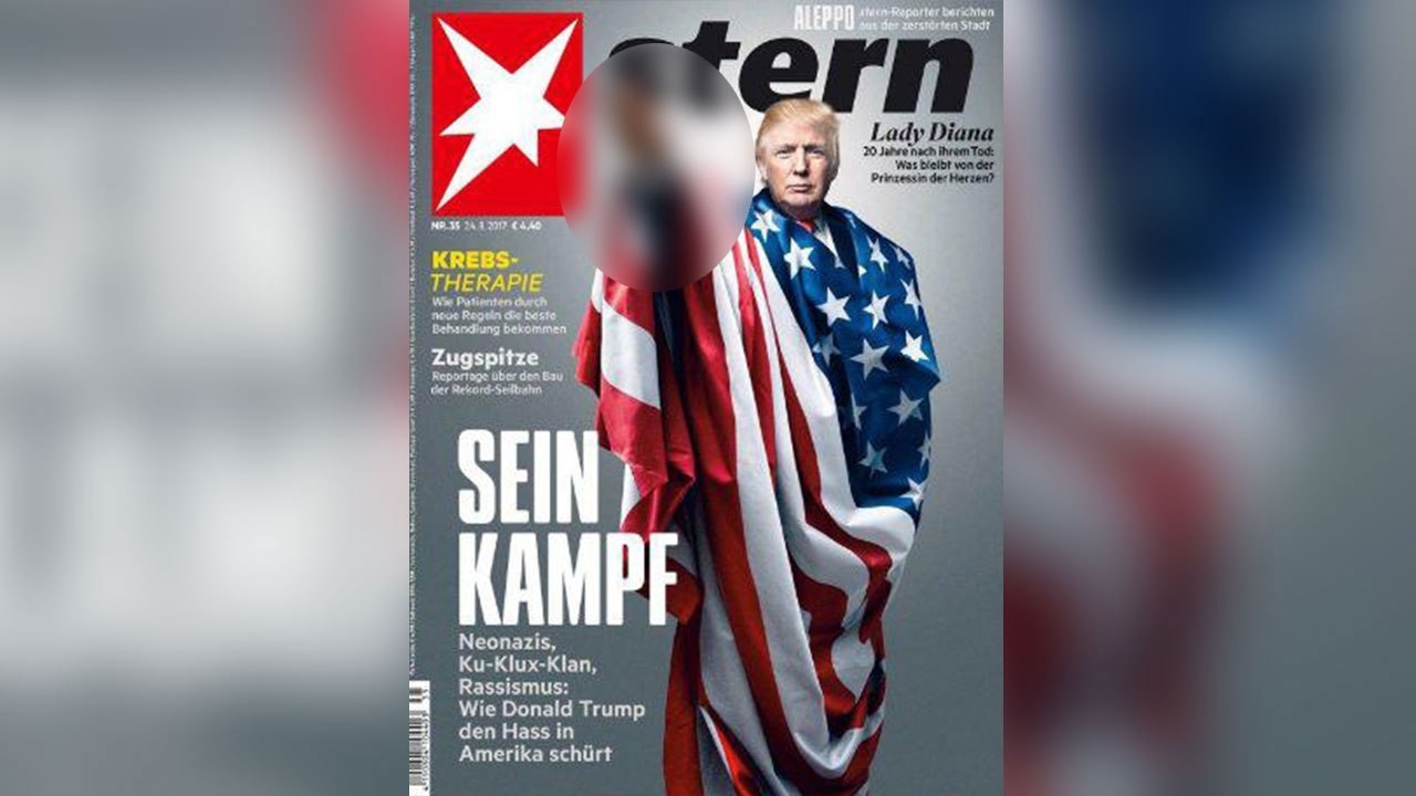 Немецкий журнал поместил зигующего Трампа на обложку