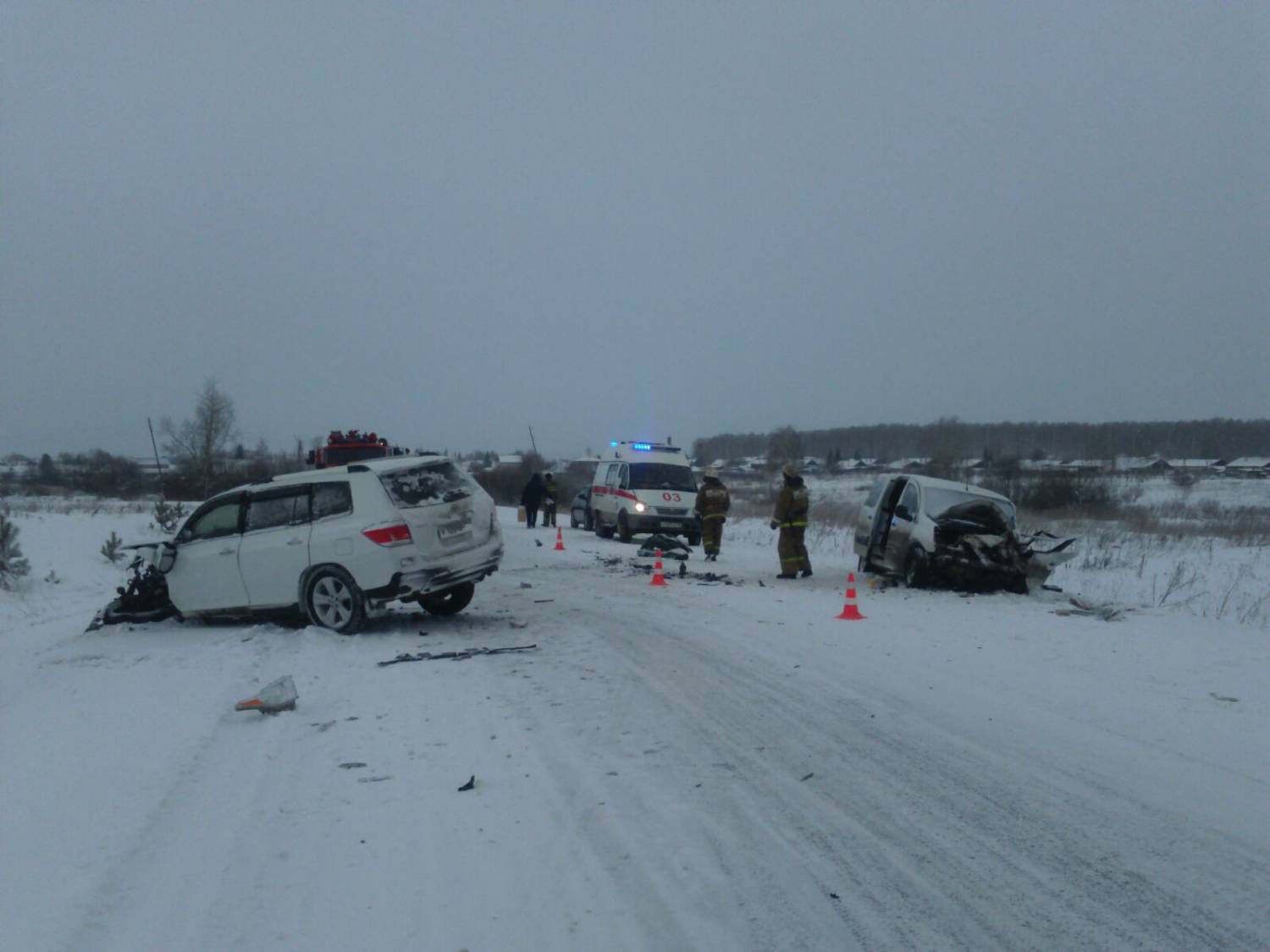 Госавтоинспекцией Заречного ведется дознание по факту столкновения двух машин.