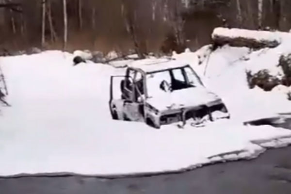 Россиянин 15 часов бродил по лесу в носках — его обувь сгорела вместе с машиной 