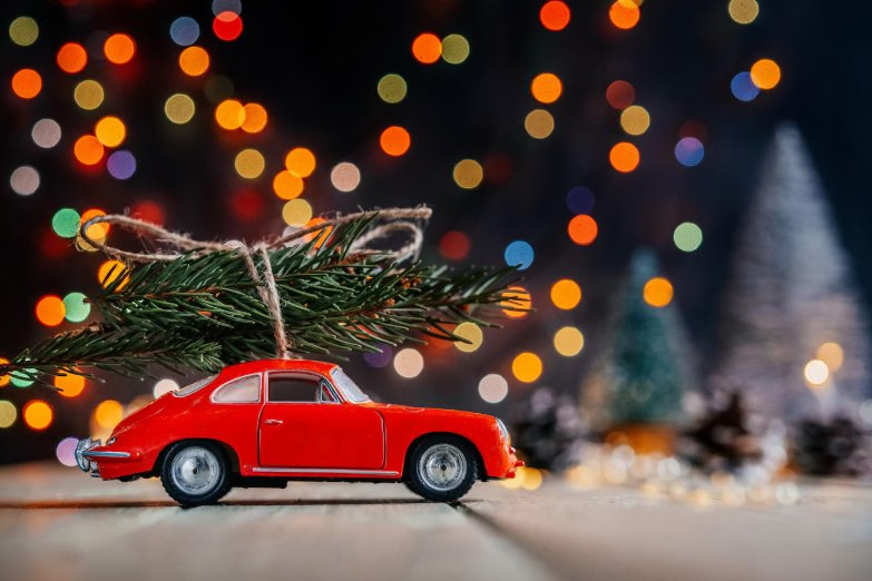 Российских водителей стали чаще штрафовать за новогоднее украшение машин | В России выросло число штрафов за украшения на машинах