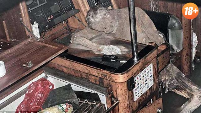 Мумия путешественника обнаружена на дрейфующей яхте у берегов Филиппин (18+)