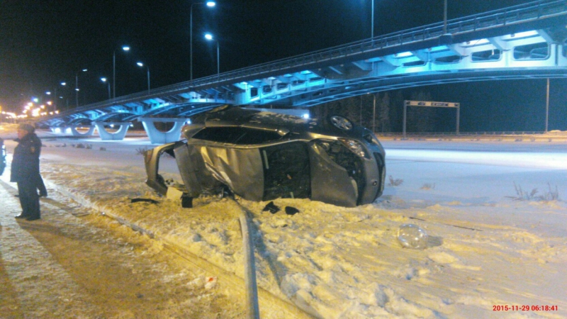 В Ханты-Мансийске в ДТП пострадали 3 человека