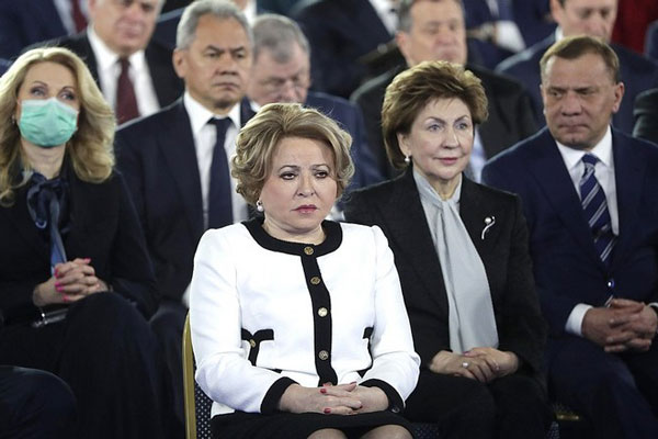 Матвиенко выступила против принятия закона о ЧВК в России