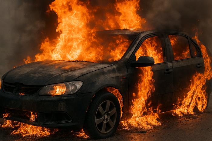 Трое человек сгорели в Дагестане в результате ДТП: водитель Lexus врезался в легковушку | В Дагестане в ДТП с Lexus сгорели трое человек