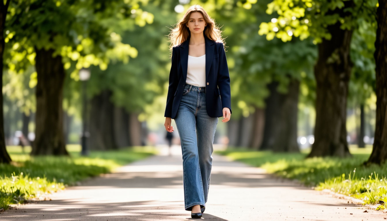 Купила джинсы из 90‑х: мои ноги выглядят длиннее, а образ — свежее — от комплиментов нет отбоя