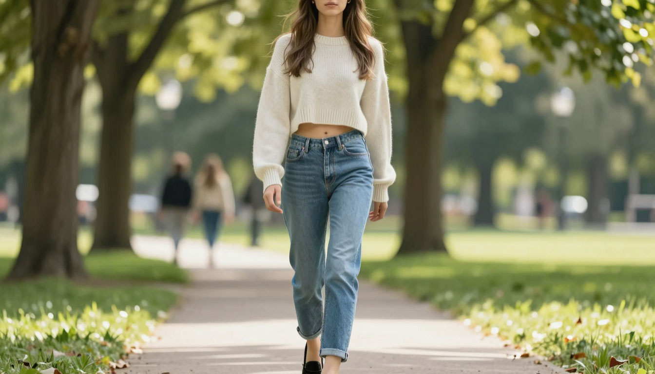 Выбрала джинсы с ультранизкой посадкой — и получила комплименты: что будет в моде осенью 2026