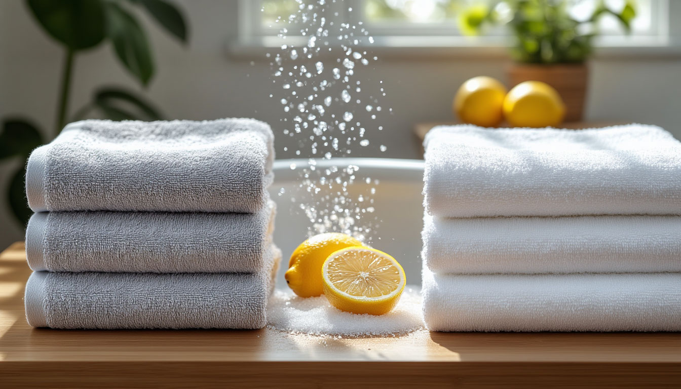 Жесткие полотенца как наждачка больше не проблема: простой двухэтапный способ стирки с лимонной кислотой, который возвращает им мягкость без дорогих средств и кондиционеров