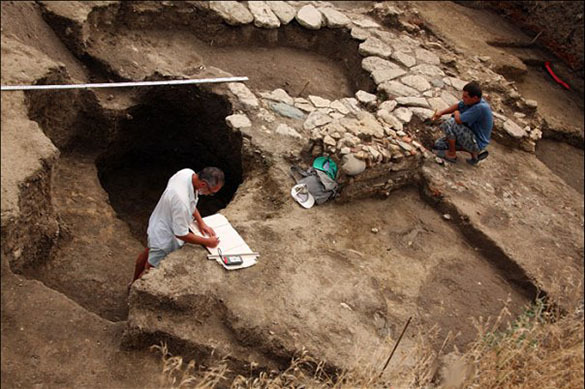 При строительстве Крымского энергомоста найден памятник неизвестной цивилизации