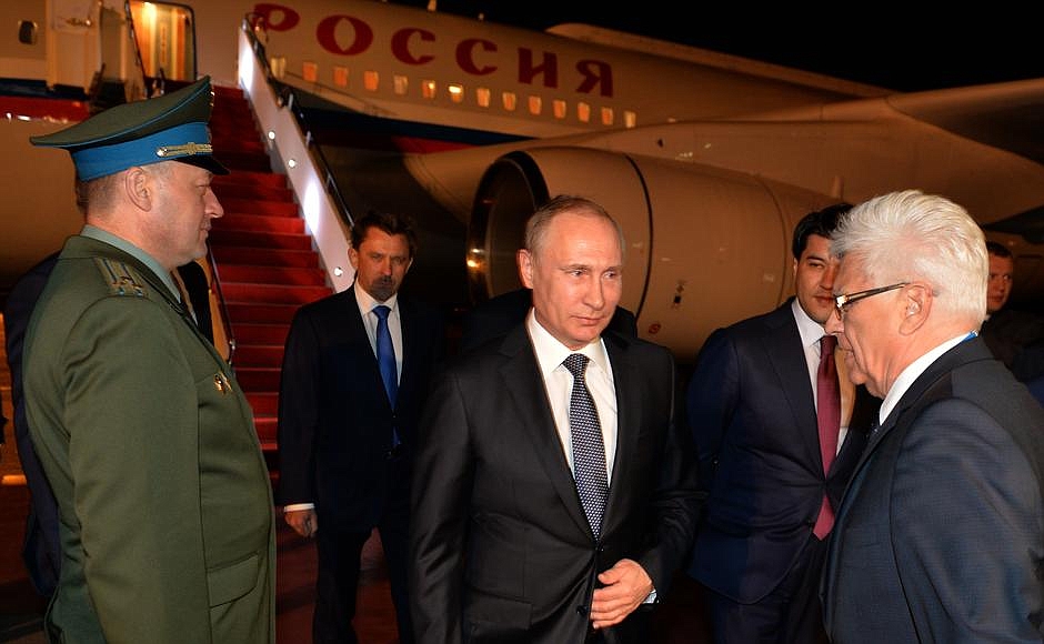 Президент России прибыл в Астану