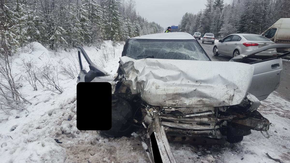 Два человека погибли на Среднем Урале в результате выезда фургона на встречную полосу