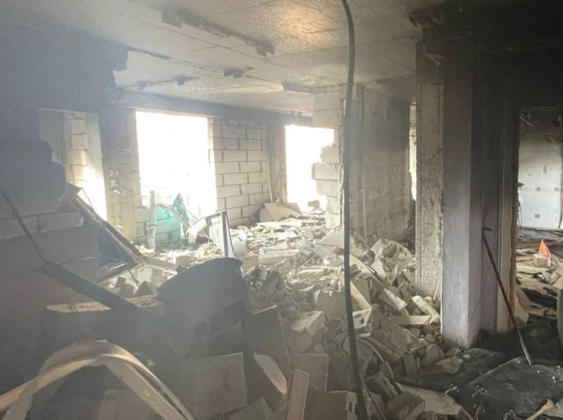 В девятиэтажке в Пятигорске взорвался газ. Видео