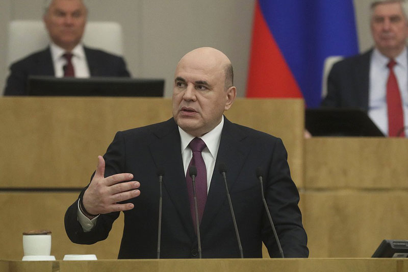 Мишустин представил Госдуме отчет о работе правительства | Премьер Мишустин отчитался о работе правительства перед Госдумой