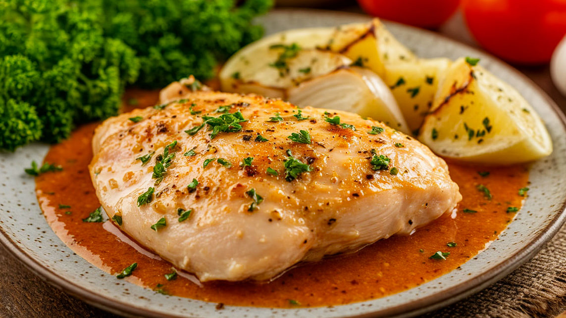 Сухая грудка? Исправим за 5 минут: гениальный сметанно‑чесночный маринад