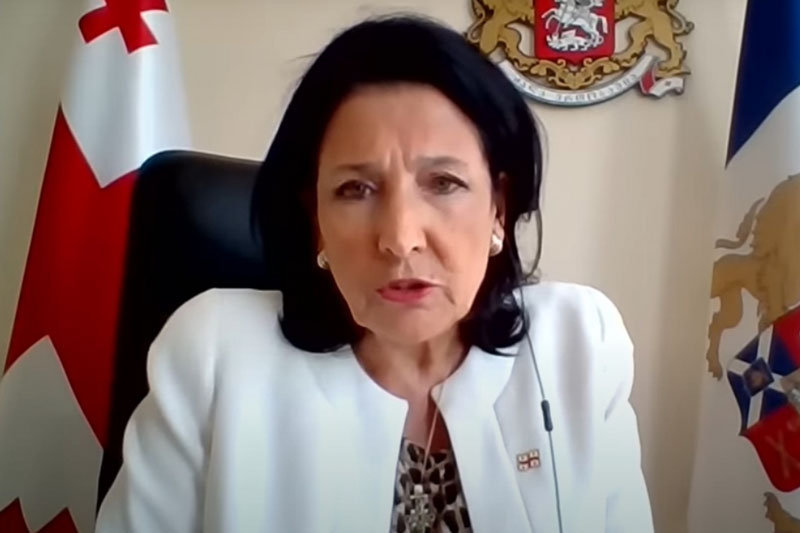 Зурабишвили назвала закон об иноагентах русским и наложила на него вето | Президент Грузии наложила вето на закон об иноагентах