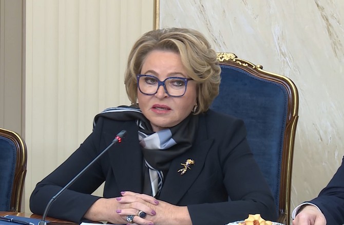 Матвиенко предложила провести переговоры с Украиной на уровне парламентов
