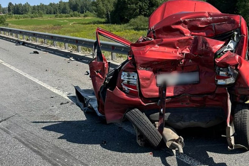 В Подмосковье фура наехала на стоявшие на обочине авто и убила девочку | Фура раздавила двух водителей и ребёнка в авто на обочине в Подмосковье