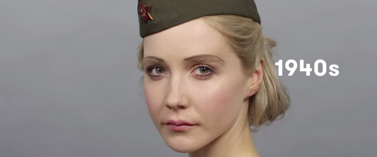 Красота русских девушек за последнее столетие. Видео