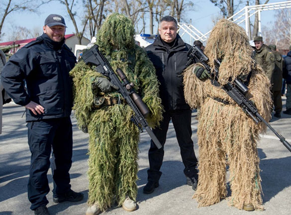 Нацгвардию Украины "усилили" бойцами-кикиморами